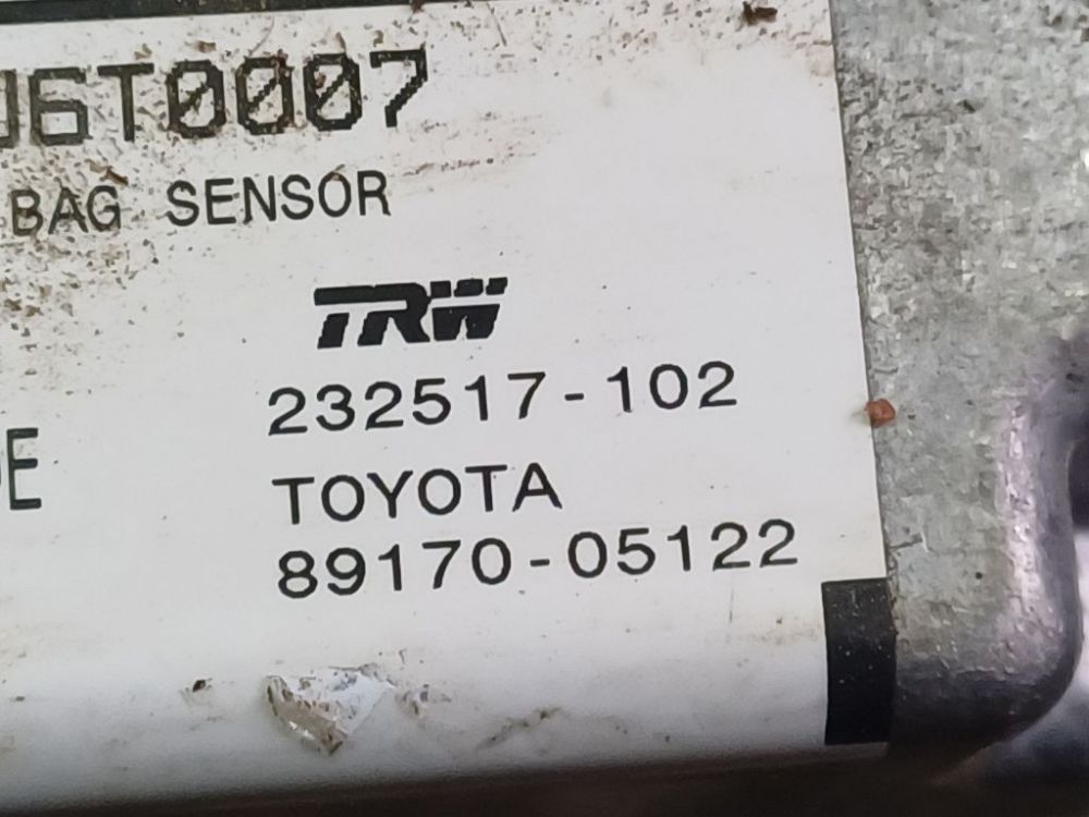 232517102 Toyota Avensis 2005 SRS gaisa spilvena dators – gaisa spilvenu vadības bloks - Thumbnail 4