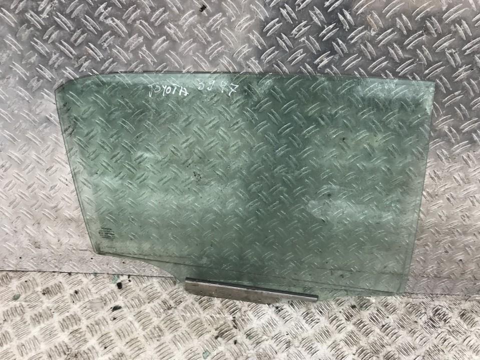 Toyota Auris 2007 Door-Drop Glass - REAR RIGHT