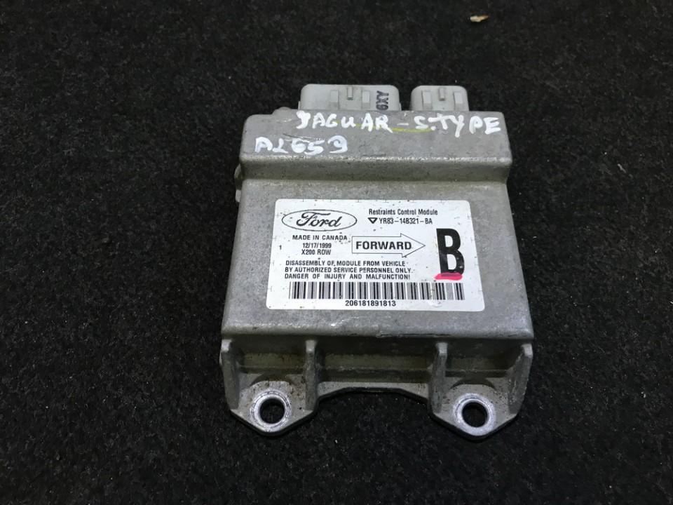 YR8314B321BA Jaguar S-Type 2002 SRS gaisa spilvena dators – gaisa spilvenu vadības bloks