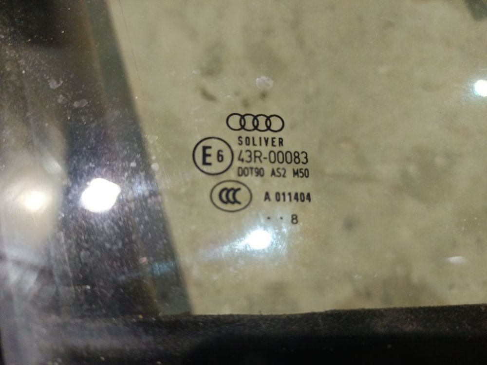 AS2 Audi A6 2008 Durvju stikls - PRIEKŠA PA LABI - Thumbnail 2