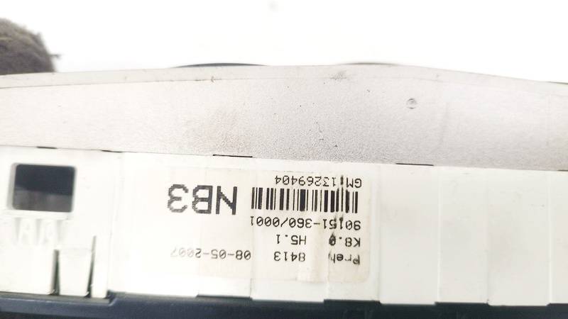 13269404 Opel Astra 2007 Блок управления климатической установкой - Thumbnail 3