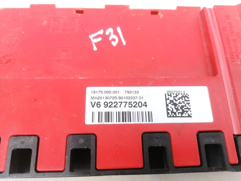 v6922775204 19175000001, 922775204 Fuse box BMW 1Series 2012 2.0L