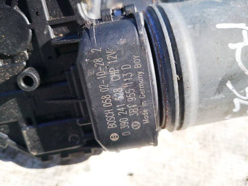 3B1955113D Skoda Superb 2002 Моторчик стеклоочистителя передний - Thumbnail 3