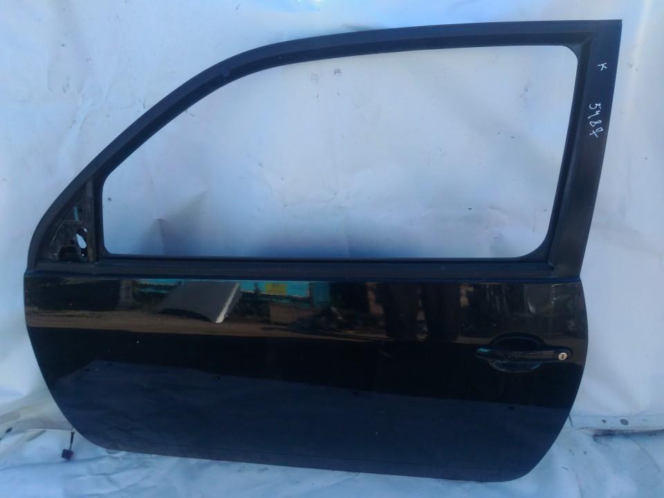 JUODA Volkswagen Lupo 2001 Drzwi - PRZEDNIE LEWE