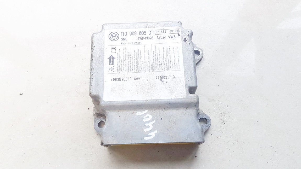 1T0909605D Volkswagen Touran 2008 Airbag crash sensors module