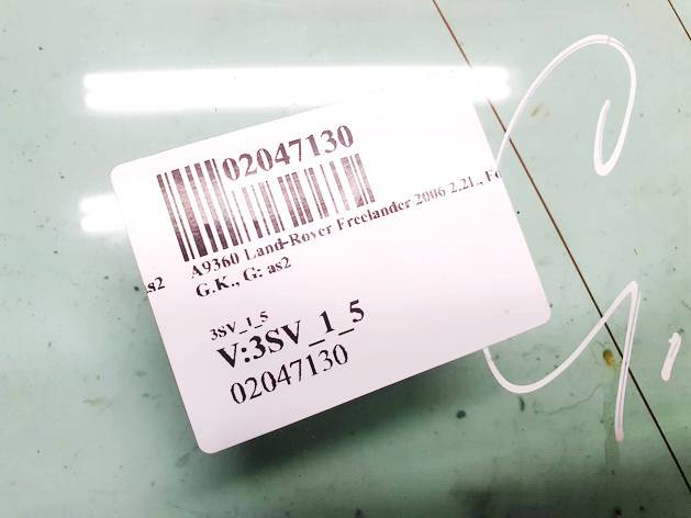 AS2 Land-Rover Freelander 2006 Aizmugurējais virsbūves sānu stikls - AIZMUGURE PA KREISI - Thumbnail 3