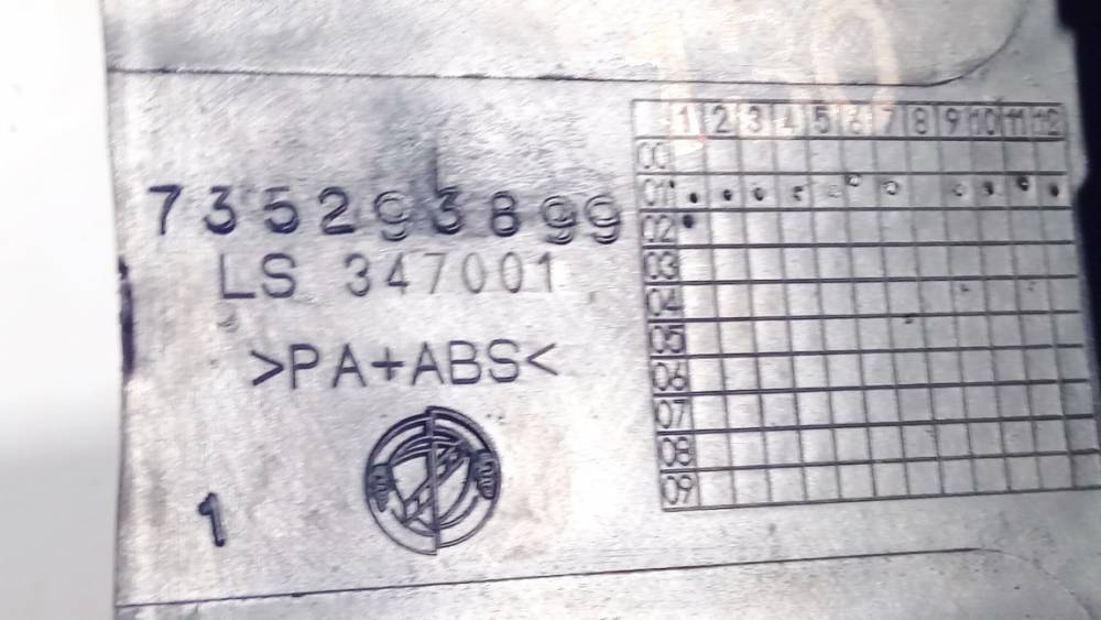 735293899 Fiat Stilo 2002 Wloty powietrza do kabiny - Thumbnail 3