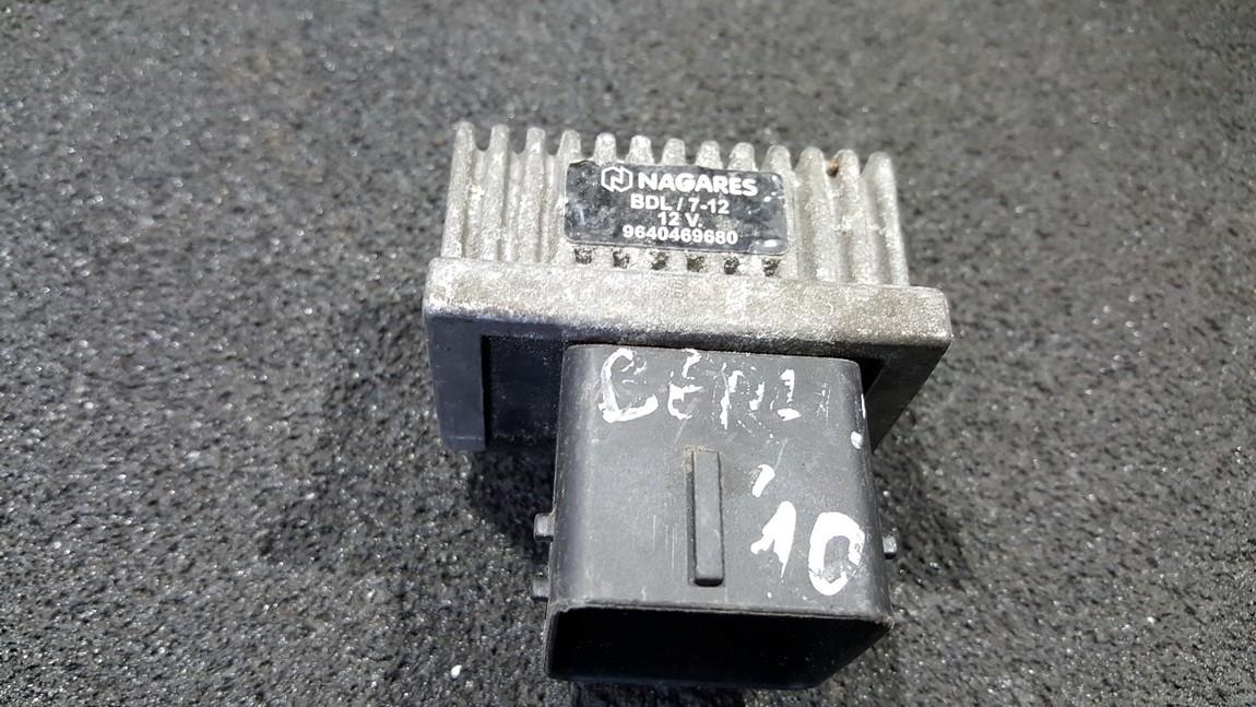 9640469680 BDL/712, BDL712 Glow plug relay Citroen Berlingo 2010 1.6L