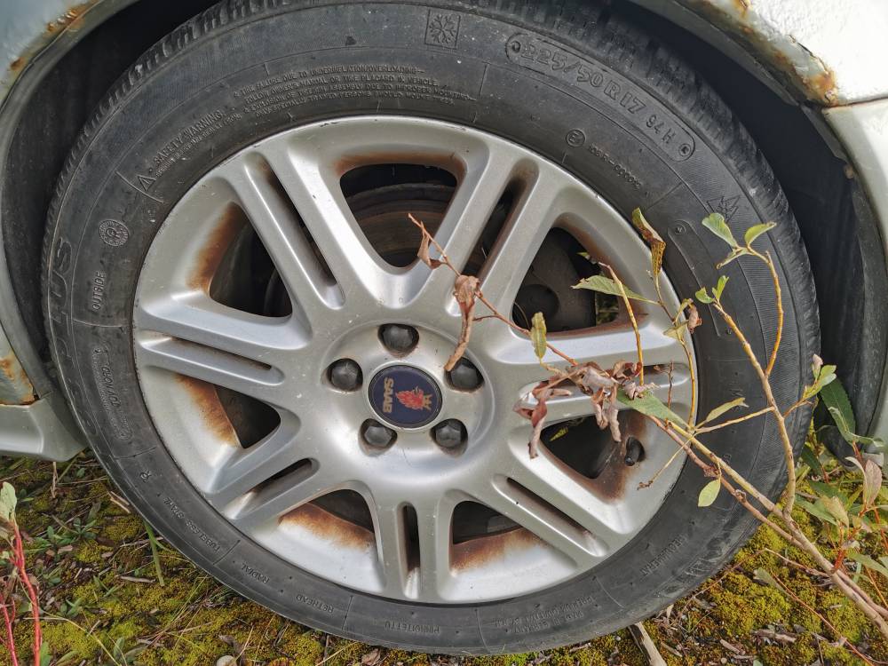 5X110 SAAB 9-5 2006 Komplet Kół Zimowych R17 - Thumbnail 2