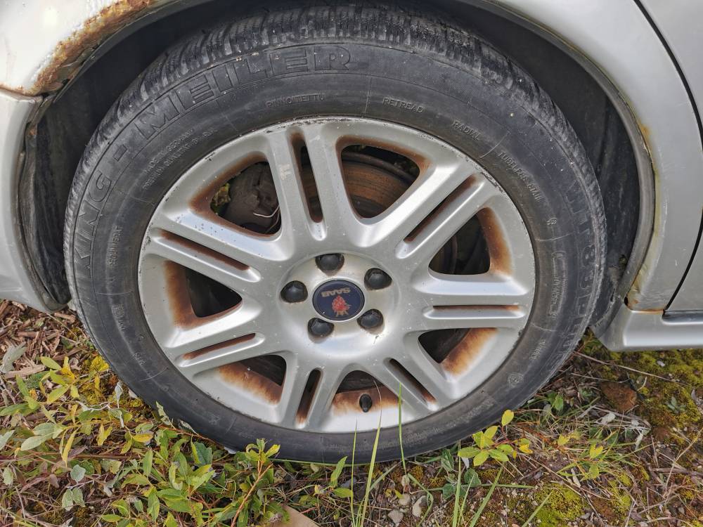 5X110 SAAB 9-5 2006 Komplet Kół Zimowych R17