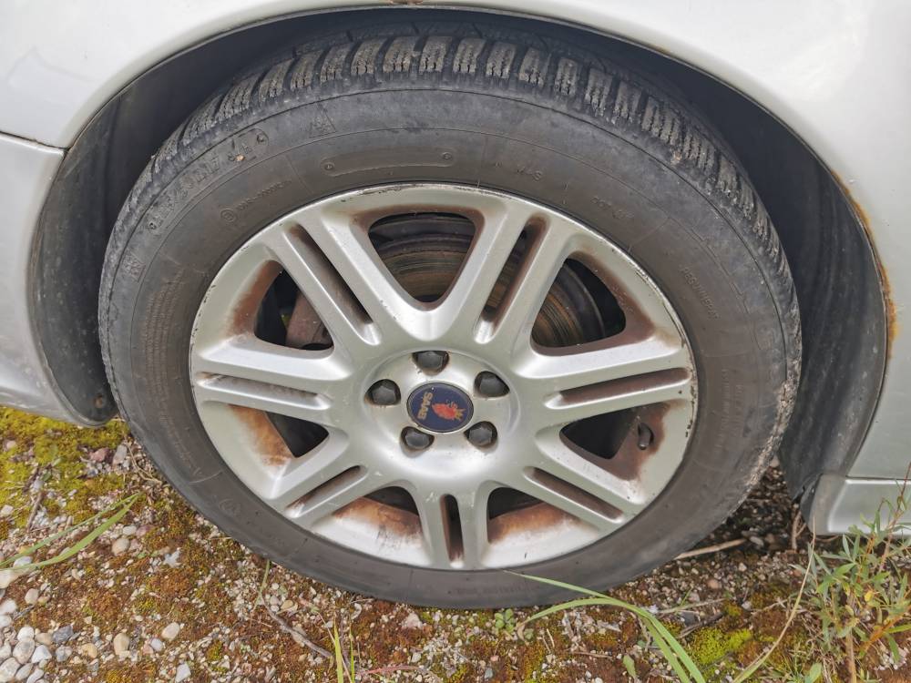 5X110 SAAB 9-5 2006 Komplet Kół Zimowych R17 - Thumbnail 3