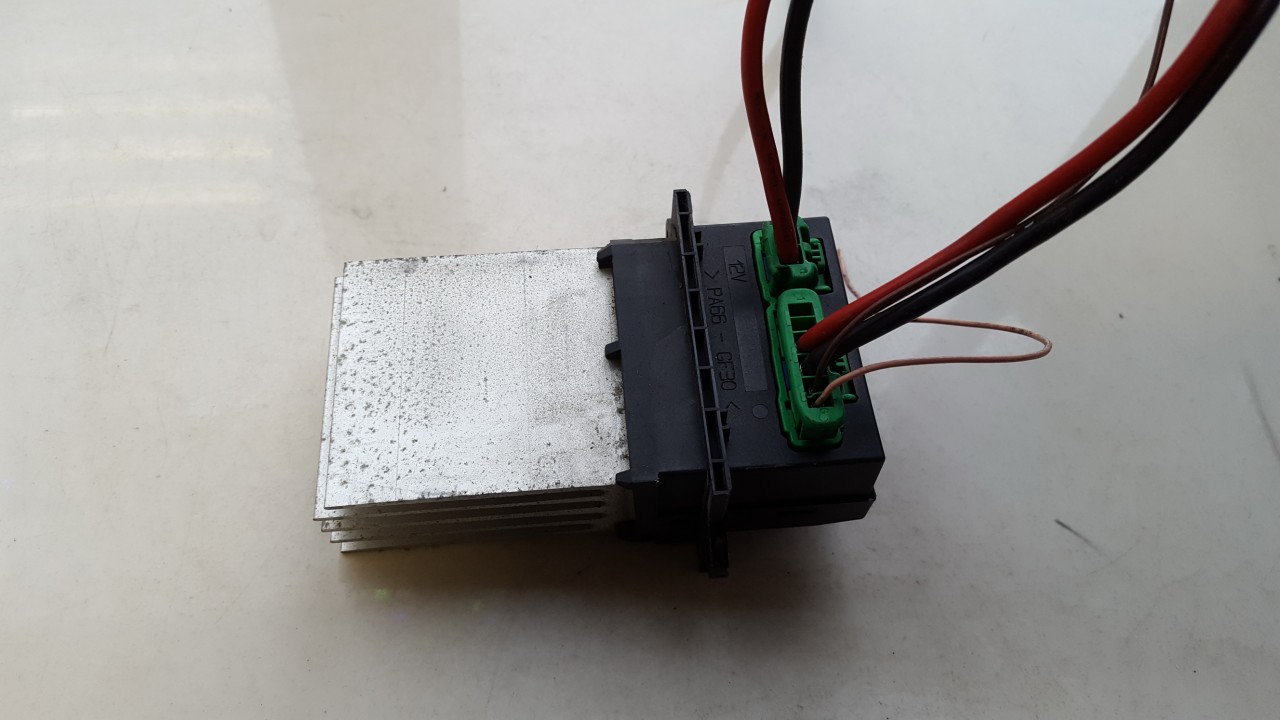 73418412 657165W Heater Resistor (Heater Blower Motor Resistor) Peugeot 406 2000 2.0L 27EUR