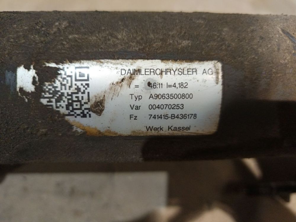 A9063500800 Mercedes-Benz Sprinter 2007 Subframe - REAR - Thumbnail 5