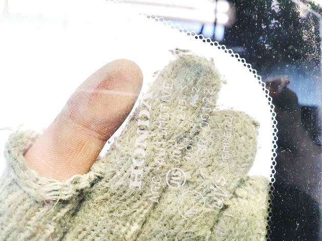 DOT20AS3 Honda FR-V 2008 Szyba okna ćwierćowego narożnego - PRZEDNIE LEWE - Thumbnail 2