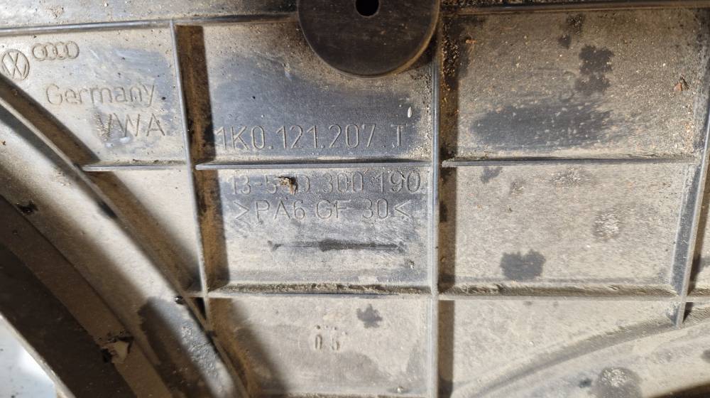 1K0121207T Volkswagen Golf Plus 2005 Diffuser, Radiator Fan - Thumbnail 3