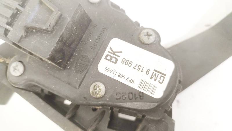 9157998 Opel Astra 2006 Accelerator throttle pedal (potentiometer) - Thumbnail 2