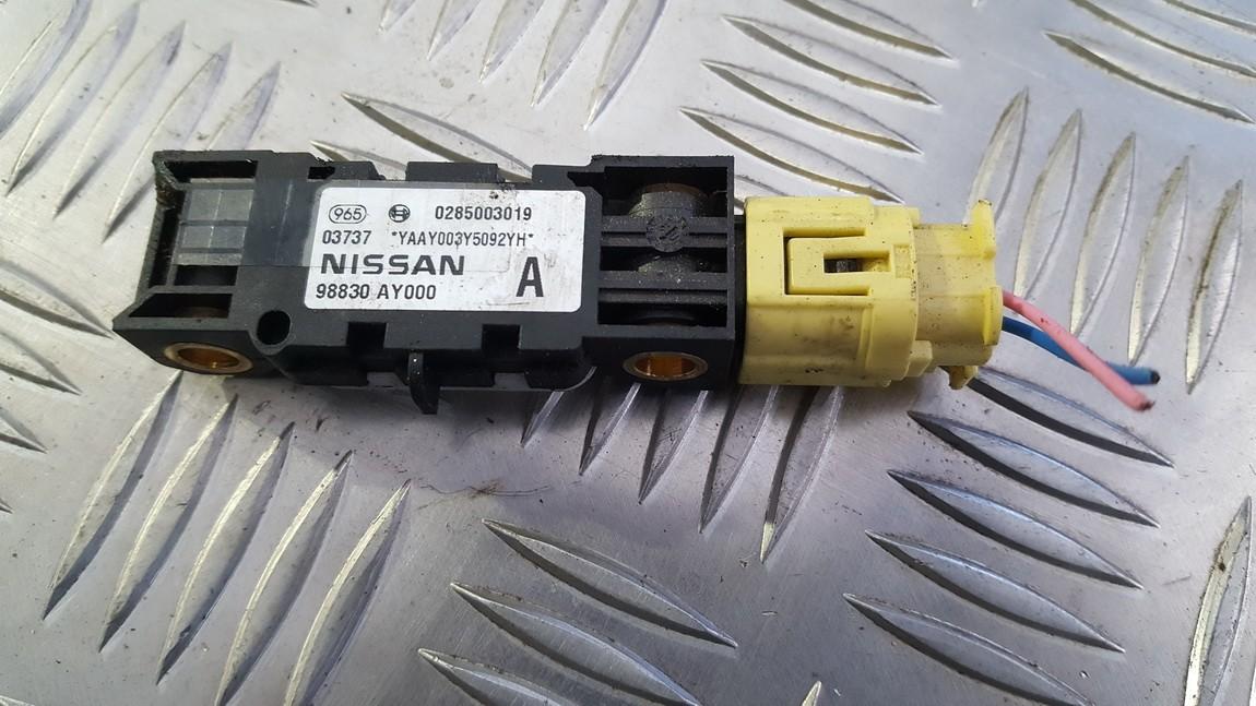98830ay000a 0285003019 Srs Airbag crash sensor Nissan Primera 2004 2.2L EIS00357189 Used
