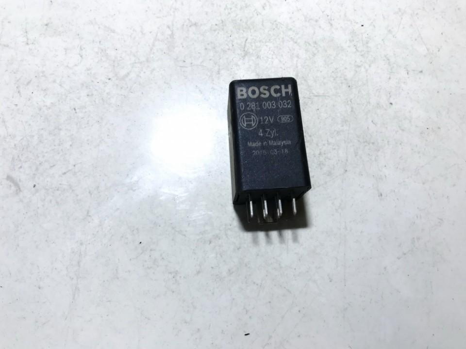 0281003032 038907281b Glow plug relay Audi A4 2015 2.0L EIS00697197