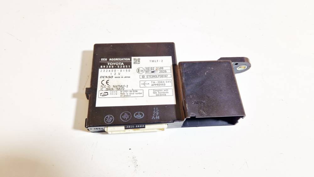 8930052051 Toyota Yaris 2007 Anderen Computern