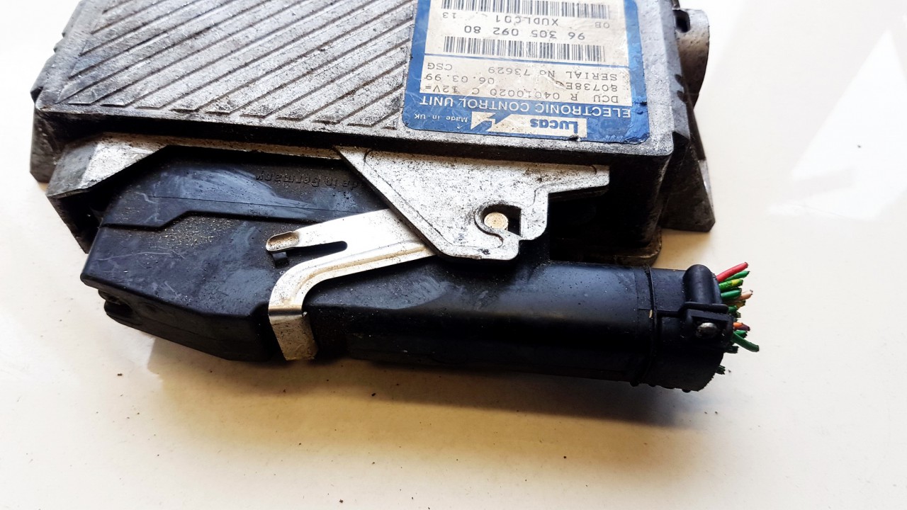 9630509280 Citroen Xantia 1994 ECU Engine Computer (Engine Control Unit) - Thumbnail 2