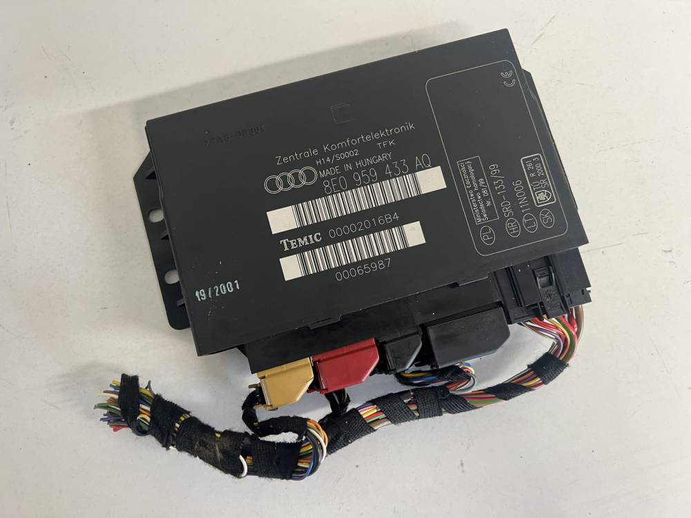 8E0959433AQ Audi A4 2002 General Module Comfort Relay (Unit)