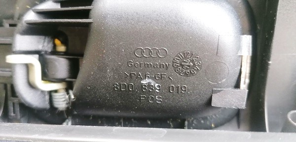 8D0839019 Audi A4 1996 Ручка двери внутренняя задний левый - Thumbnail 3