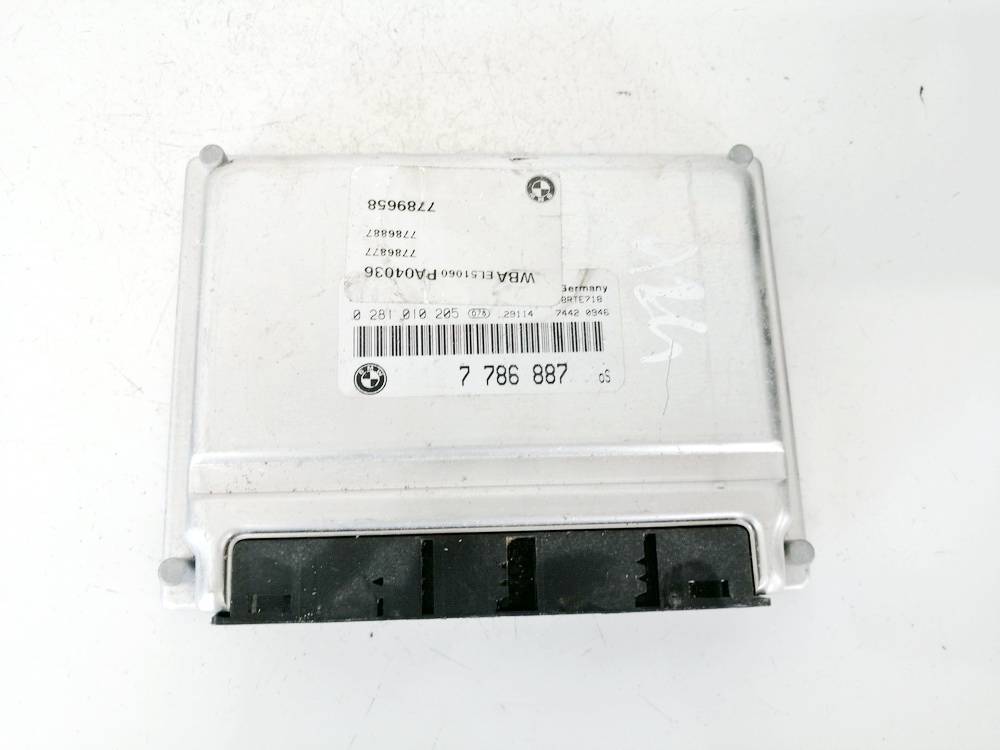 0281010205 BMW 3-Series 2000 ECU Engine Computer (Engine Control Unit)
