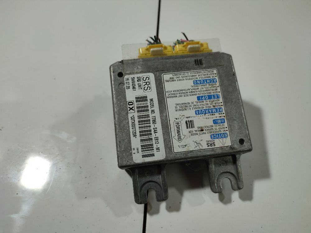 77960SAAE812M1 Honda Jazz 2005 Airbag crash sensors module - Thumbnail 2