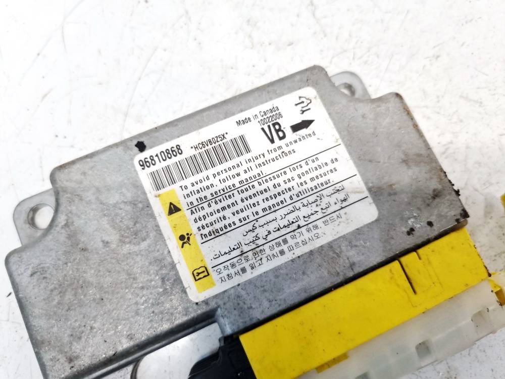 96810868 Chevrolet Captiva 2006 Komputer SRS airbag – moduł sterujący poduszek powietrznych - Thumbnail 4