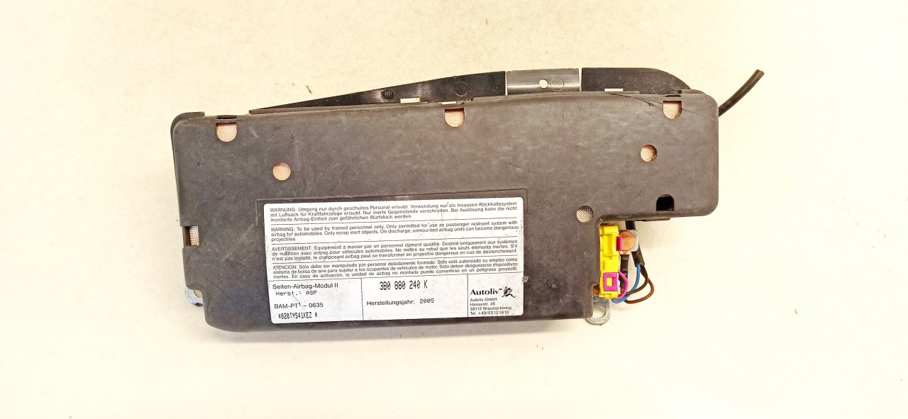 3B0880240K Volkswagen Passat 2002 Seat AIRBAG