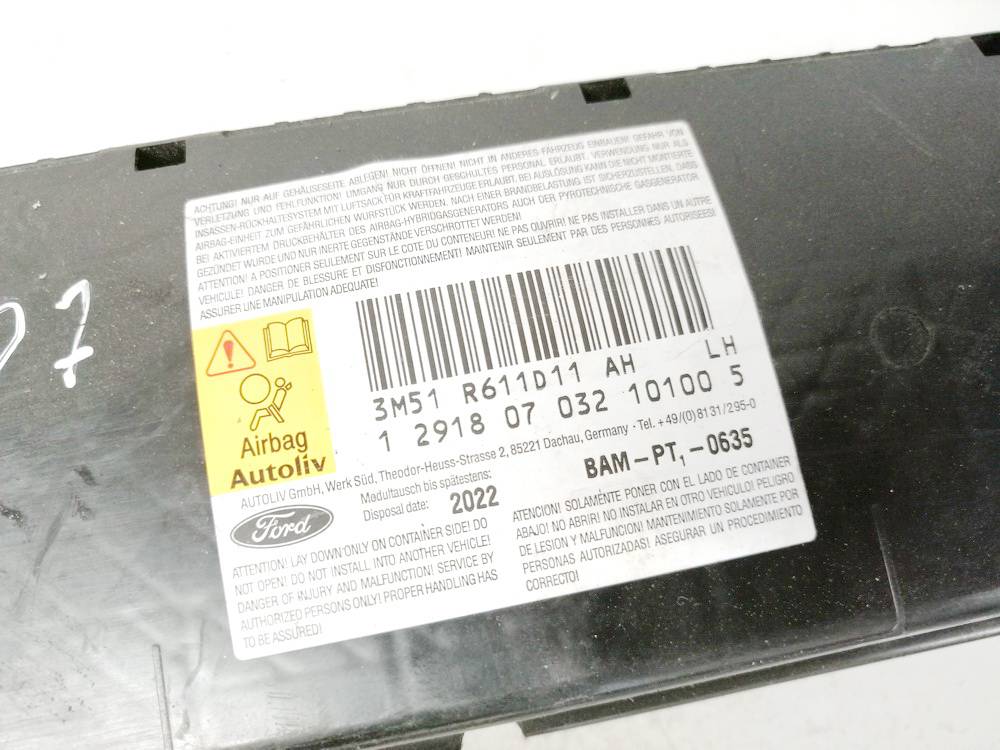 3M51R611D11AH Ford C-MAX 2007 Sitz AIRBAG - Thumbnail 3