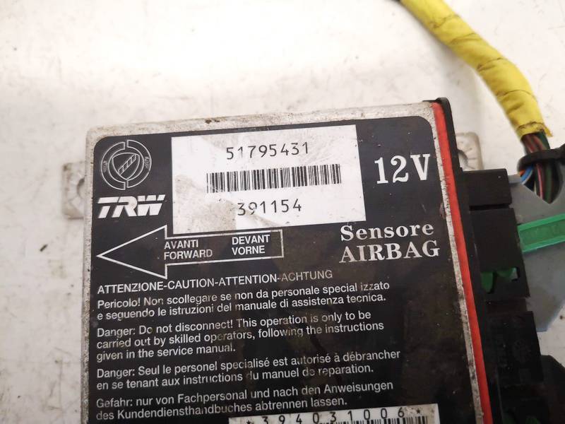 51795431 Fiat Punto 2008 CENTRALITA AIRBAG - Thumbnail 2