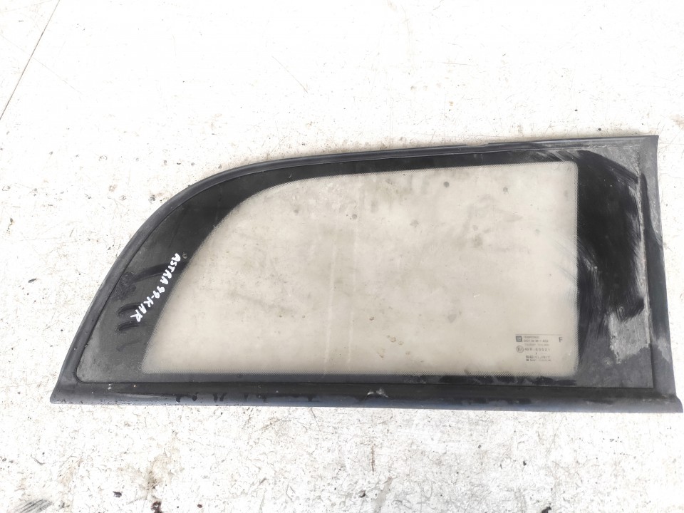 90559954 Opel Astra 1999 Corner quarter window glass - REAR RIGHT