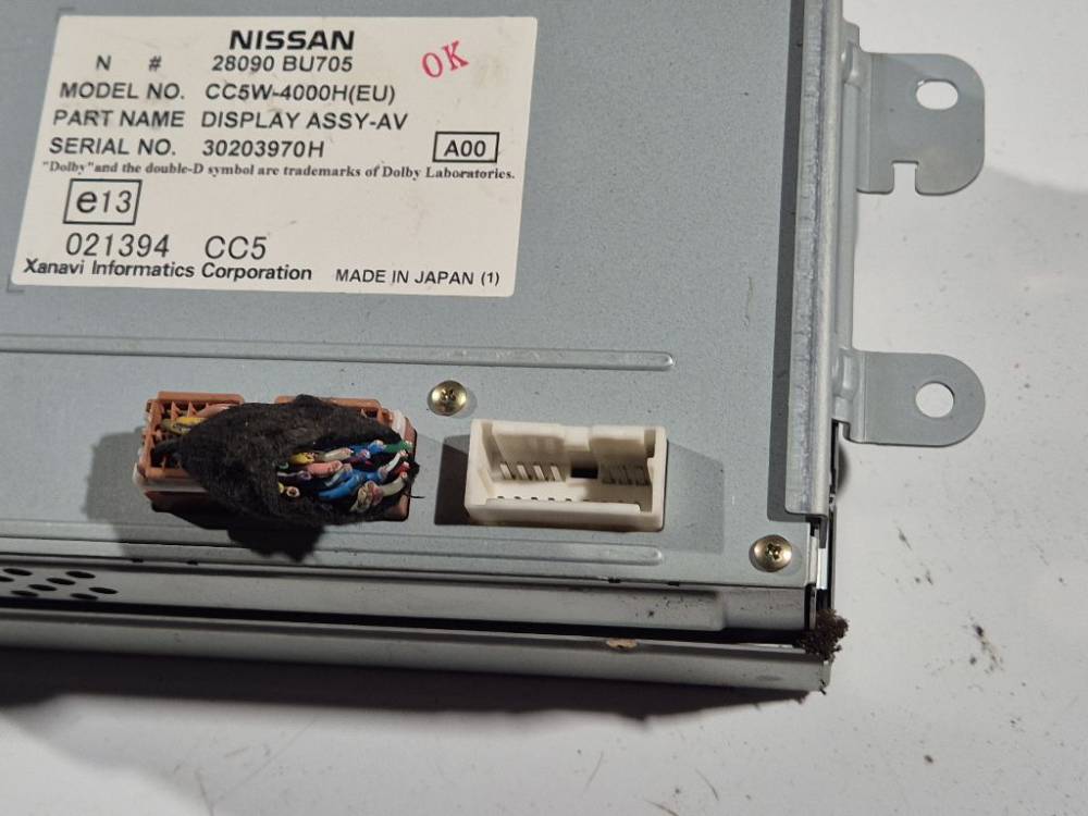 28090BU70A Nissan Almera Tino 2003 Бортовой компьютер Дисплей Навигация - Thumbnail 5