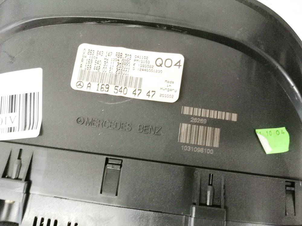 A1695404747 Mercedes-Benz A-CLASS 2004 Spidometras - prietaisu skydelis - Thumbnail 3