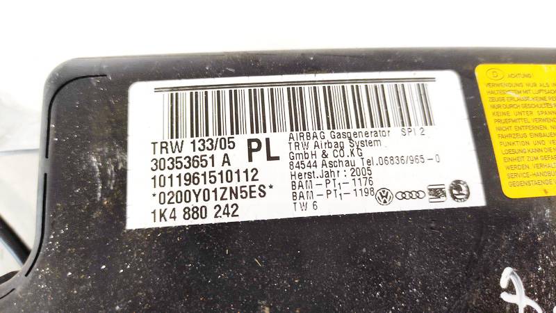 1K4880242 Skoda Octavia 2005 Tribeca Airbag del asiento - Thumbnail 2