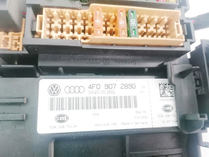 4F0907289G Audi A6 2006 Fuse box - Thumbnail 3