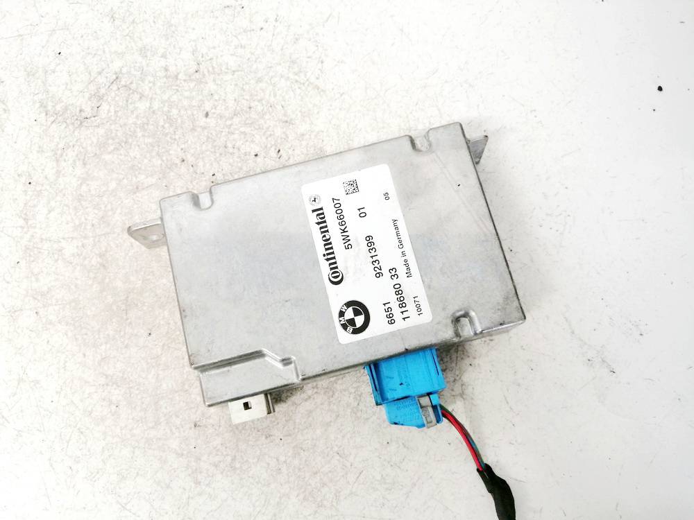 6651923139901 BMW 7-Series 2010 SRS AIRBAG KOMPIUTERIS - ORO PAGALVIU VALDYMO BLOKAS