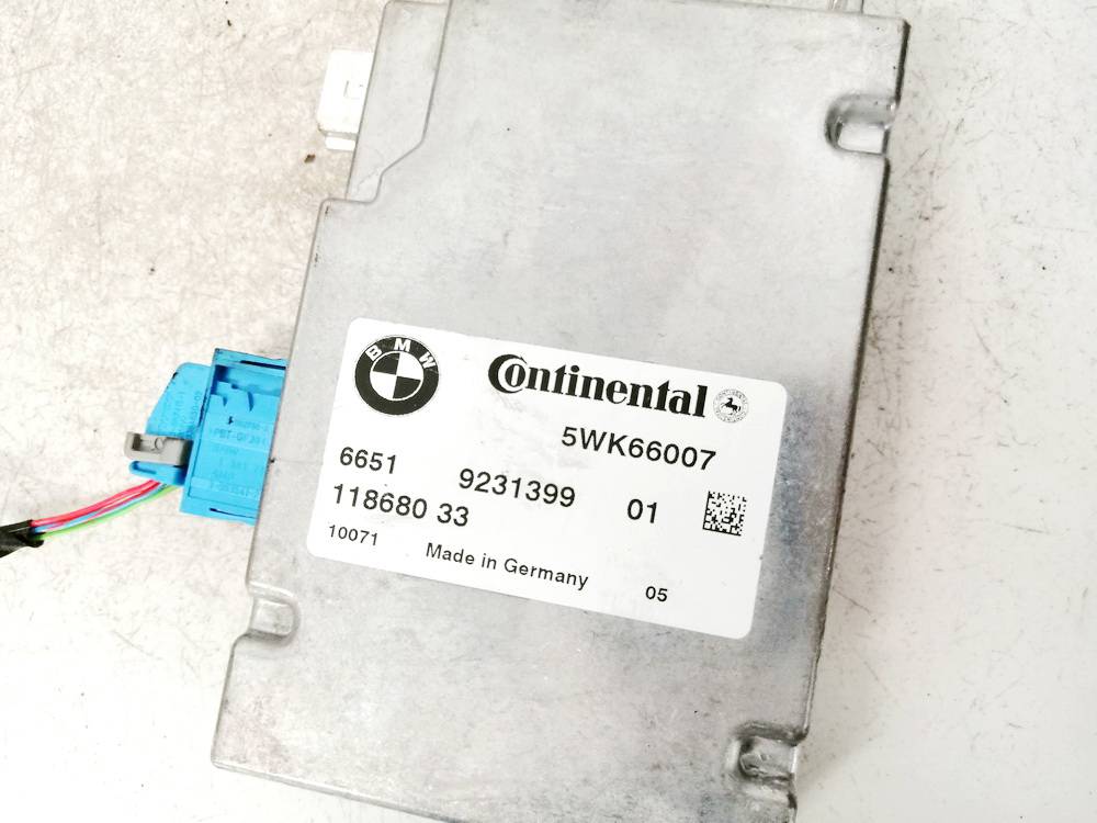 6651923139901 BMW 7-Series 2010 SRS AIRBAG KOMPIUTERIS - ORO PAGALVIU VALDYMO BLOKAS - Thumbnail 3