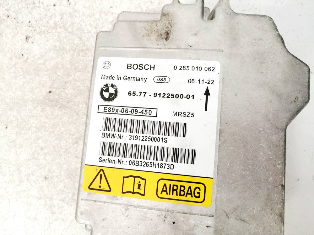 6577912250001 BMW 3-Series 2006 Komputer SRS airbag – moduł sterujący poduszek powietrznych - Thumbnail 3