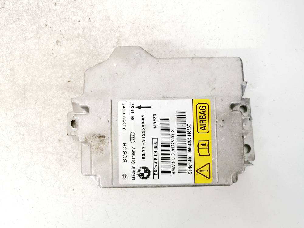 6577912250001 BMW 3-Series 2006 SRS AIRBAG KOMPIUTERIS - ORO PAGALVIU VALDYMO BLOKAS