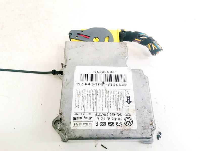 4F0959655B Audi A6 2004 Airbag crash sensors module
