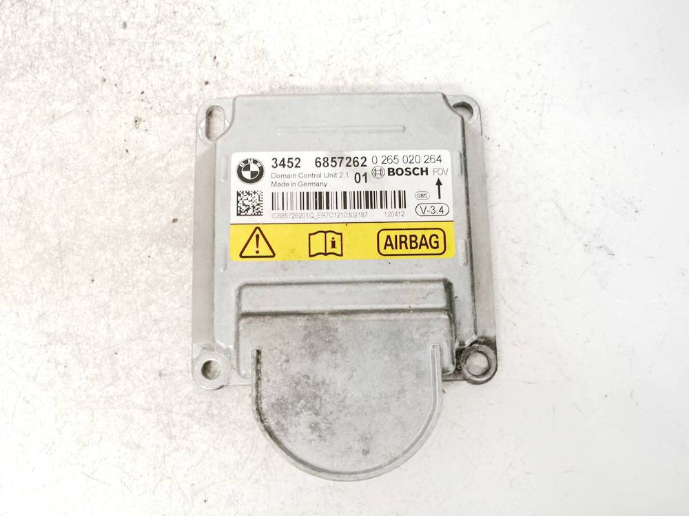 0265020264 BMW 5-Series 2012 SRS AIRBAG KOMPIUTERIS - ORO PAGALVIU VALDYMO BLOKAS