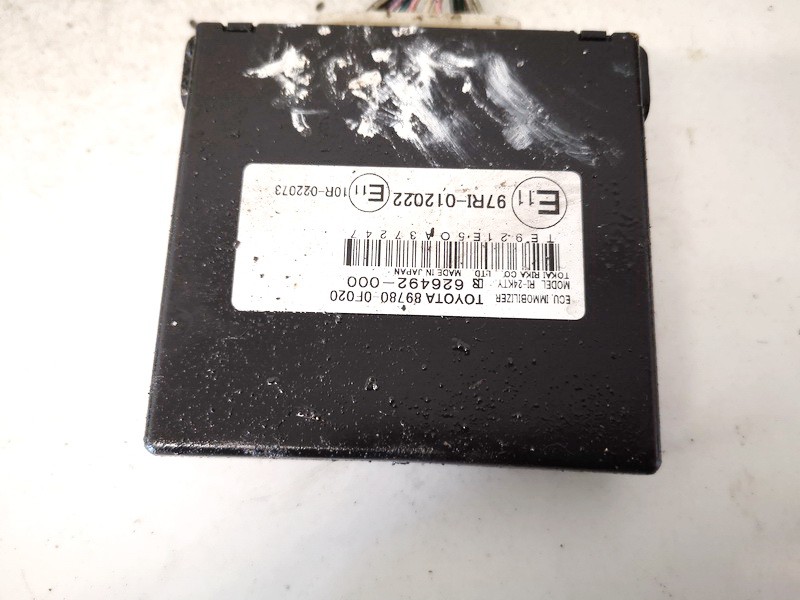 897800F020 Toyota Corolla Verso 2006 Imobilaizera vadības bloks - Thumbnail 2