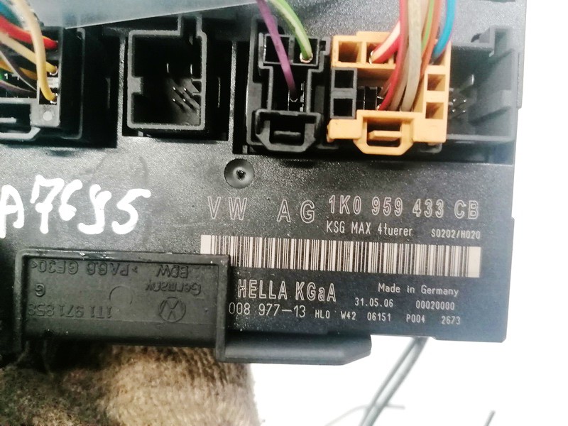 1K0959433CB Volkswagen Touran 2006 General Module Comfort Relay (Unit) - Thumbnail 3