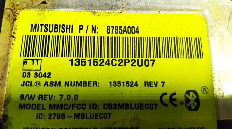 8785A004 Mitsubishi Outlander 2007 Other computers - Thumbnail 2