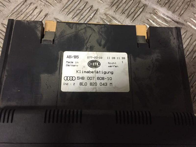 8L0820043M Audi A4 1999 Climate Control Panel (heater control switches) - Thumbnail 2