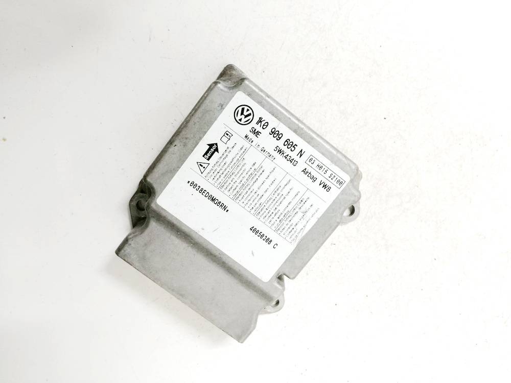 1K0909605N Skoda Octavia 2005 Airbag crash sensors module