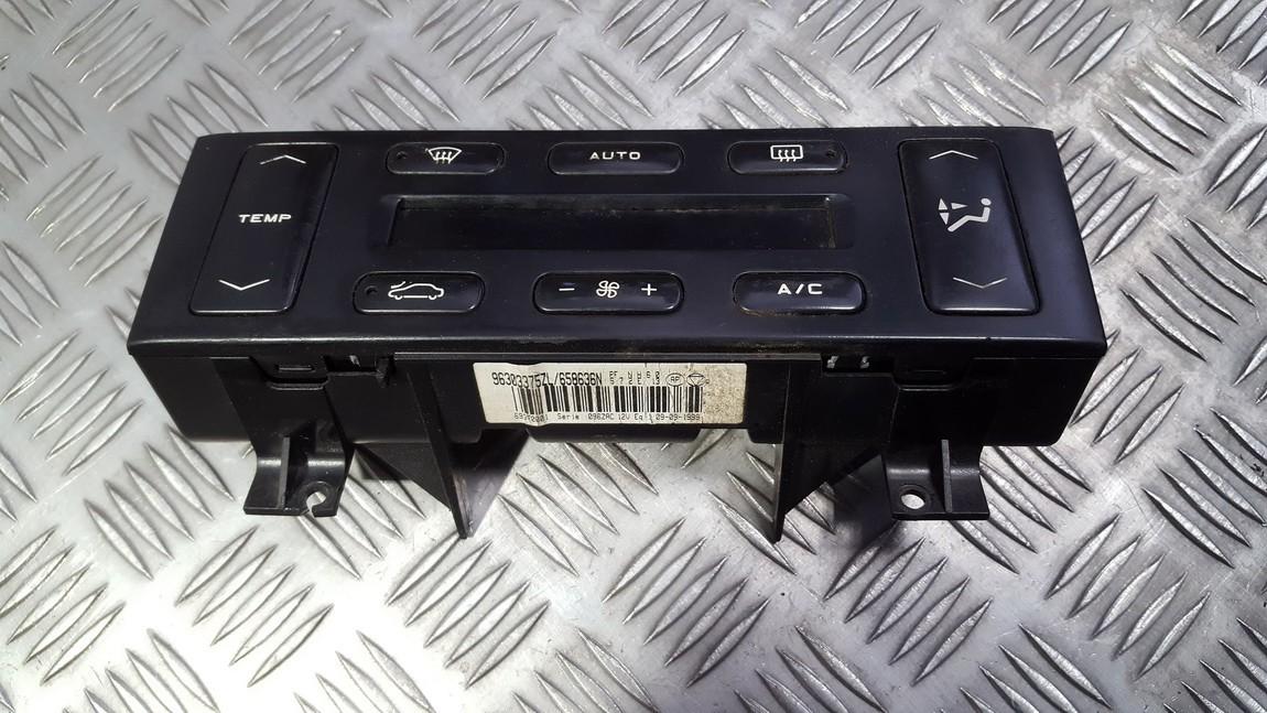 96303375ZL Peugeot 406 2002 Climate Control Panel (heater control switches)