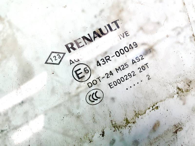 DOT24M25AS2 Renault Laguna 2009 Door-Drop Glass - FRONT LEFT - Thumbnail 3